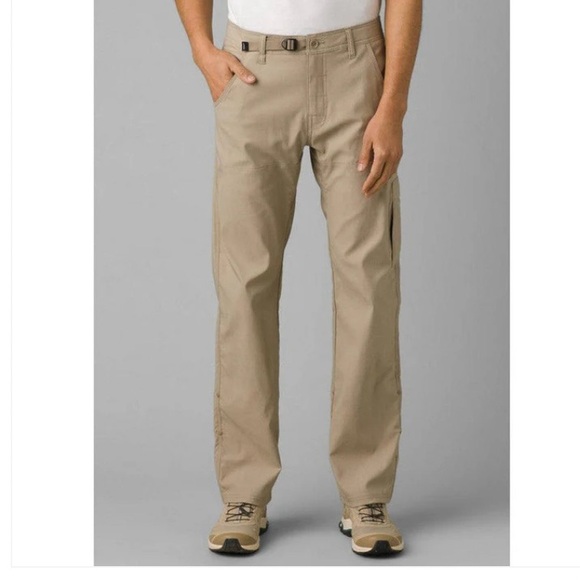 PrAna Men's Tan Cargo Pants - Picture 1 of 7
